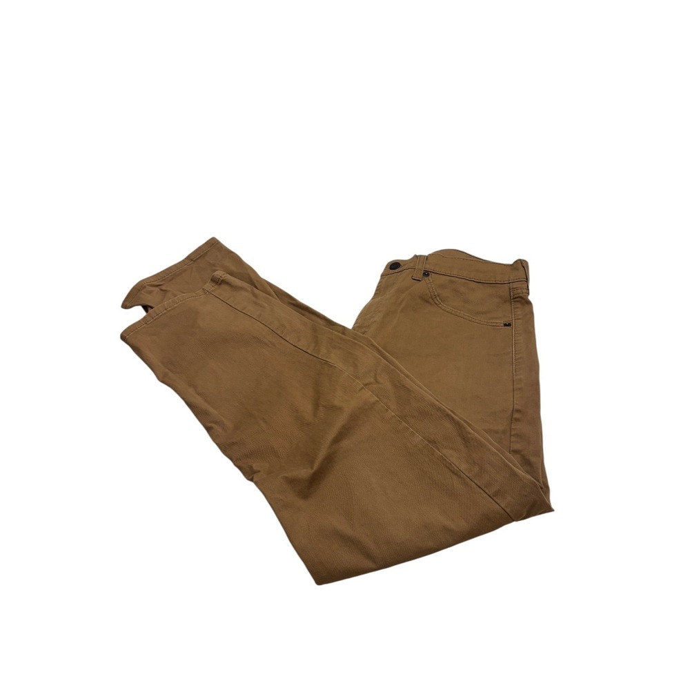 Levi's 505 Regular Fit Straight Leg Jeans‎ 32x30 Tan Brown Classic Casual Pants